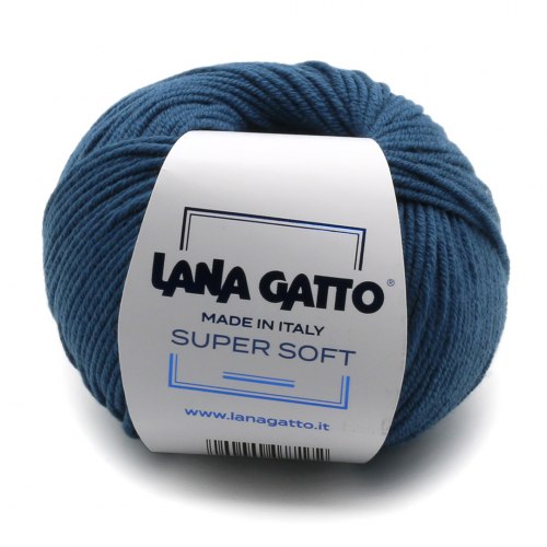 Пряжа Лана Гатто Супер Софт (Lana Gatto Super Soft) 14527 петроль