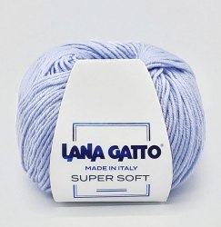 Пряжа Лана Гатто Супер Софт (Lana Gatto Super Soft) 12260 нежно-голубой