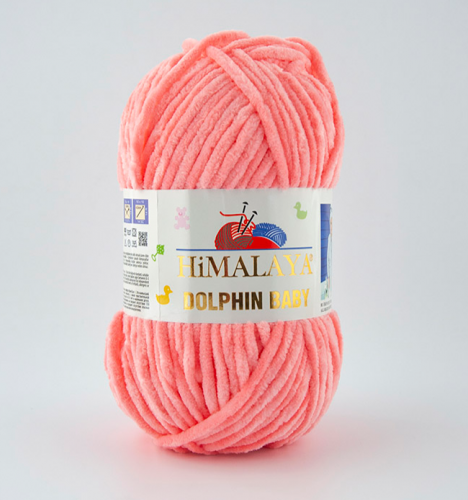 Пряжа Гималая Долфин Беби (Himalaya Dolphin Baby) 80346 розовый персик