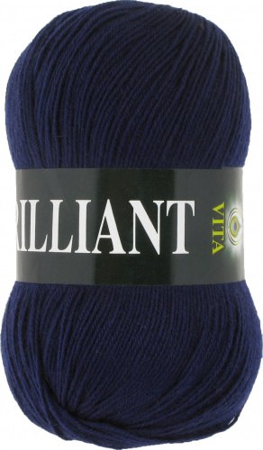 Пряжа Вита Бриллиант (Vita Brilliant) 4990 тёмно-синий