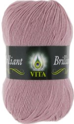 Пряжа Вита Бриллиант (Vita Brilliant) 5118 светло-пыльная сирень