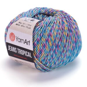 Пряжа Ярнарт Джинс Тропикал (YarnArt Jeans Tropical) цвет 618