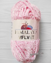 Пряжа Гималая Вельвет (Himalaya Velvet) 90019 светло-розовый