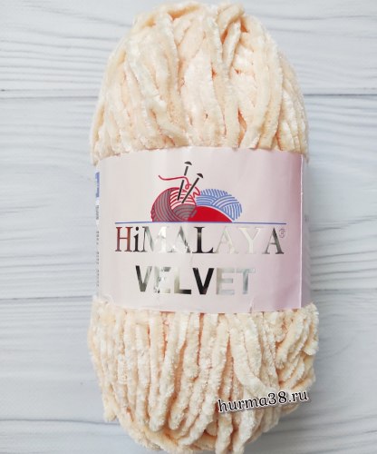 Пряжа Гималая Вельвет (Himalaya Velvet) 90033 светлый абрикос