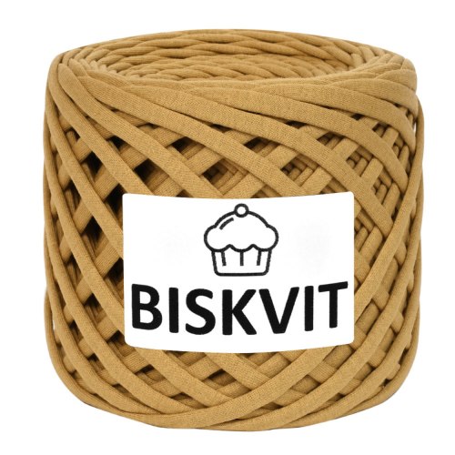 Трикотажная пряжа Бисквит (BISKVIT) цвет Мёд