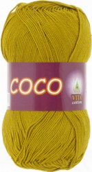 Пряжа Вита Коко (Vita Coco) 4335 горчичный