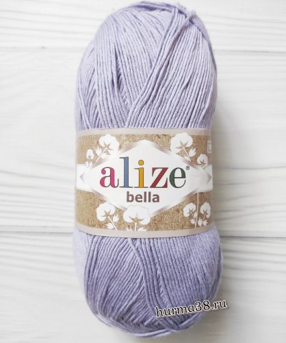 Пряжа Ализе Белла 100 (Alize Bella 100) 158 лиловый
