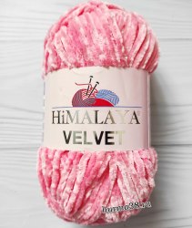 Пряжа Гималая Вельвет (Himalaya Velvet) 90046 розовый персик
