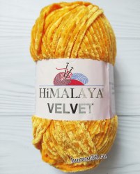 Пряжа Гималая Вельвет (Himalaya Velvet) 90068 желток