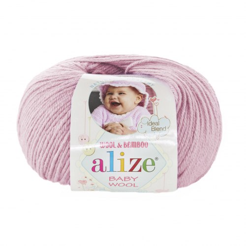 Пряжа Ализе Бейби Вул (Alize Baby Wool) 768 розовый
