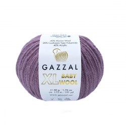 Пряжа Газзал Бейби Вул XL (Gazzal Baby Wool XL) 843XL сухая роза