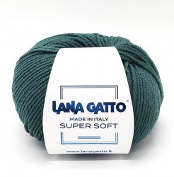 Пряжа Лана Гатто Супер Софт (Lana Gatto Super Soft) 13569 малахит