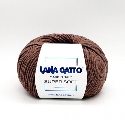 Пряжа Лана Гатто Супер Софт (Lana Gatto Super Soft) 14595 молочный шоколад