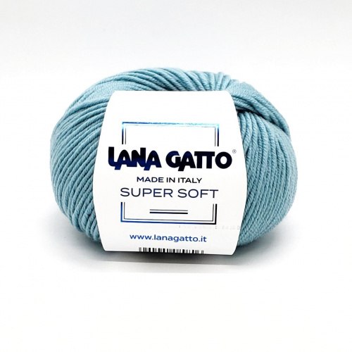 Пряжа Лана Гатто Супер Софт (Lana Gatto Super Soft) 14608 мятно-бирюзовый