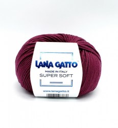 Пряжа Лана Гатто Супер Софт (Lana Gatto Super Soft) 19056 красно-розовый