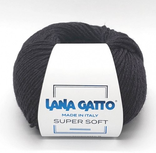 Пряжа Лана Гатто Супер Софт (Lana Gatto Super Soft) 20214 графит