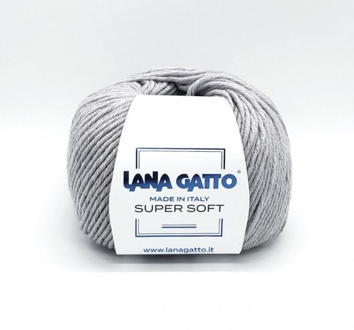 Пряжа Лана Гатто Супер Софт (Lana Gatto Super Soft) 20741 серый