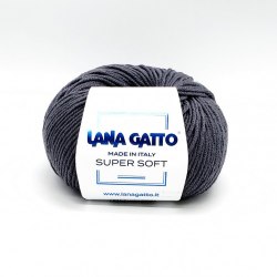 Пряжа Лана Гатто Супер Софт (Lana Gatto Super Soft) 9423 мокрый асфальт