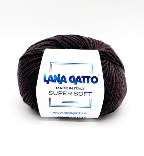 Пряжа Лана Гатто Супер Софт (Lana Gatto Super Soft) 9426 коричневый