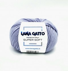 Пряжа Лана Гатто Супер Софт (Lana Gatto Super Soft) 9428 лиловый