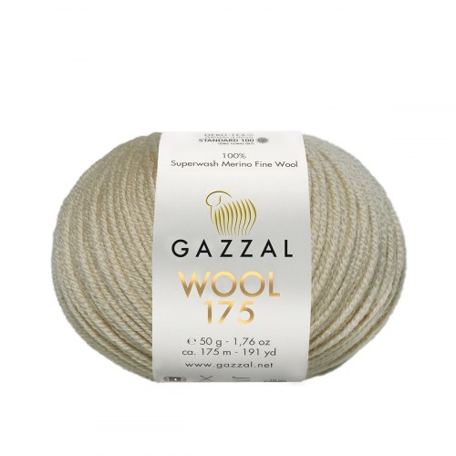 Пряжа Газзал Вул 175 (Gazzal Wool 175) 307 песочный