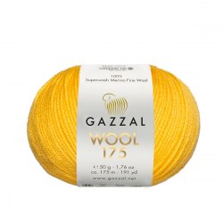 Пряжа Газзал Вул 175 (Gazzal Wool 175) 312 желток