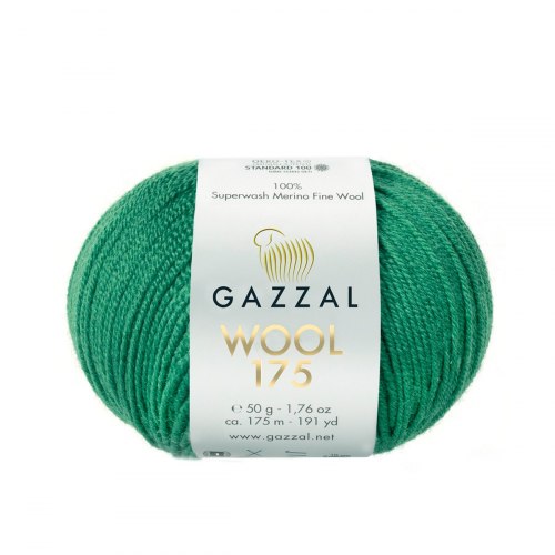 Пряжа Газзал Вул 175 (Gazzal Wool 175) 319 изумруд