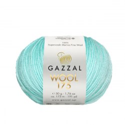 Пряжа Газзал Вул 175 (Gazzal Wool 175) 321 светло-бирюзовый