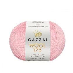 Пряжа Газзал Вул 175 (Gazzal Wool 175) 328 розовый