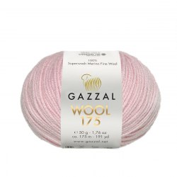 Пряжа Газзал Вул 175 (Gazzal Wool 175) 329 светло-розовый