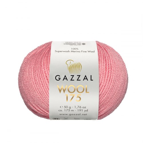 Пряжа Газзал Вул 175 (Gazzal Wool 175) 330 темно-розовый