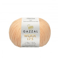 Пряжа Газзал Вул 175 (Gazzal Wool 175) 347 персик
