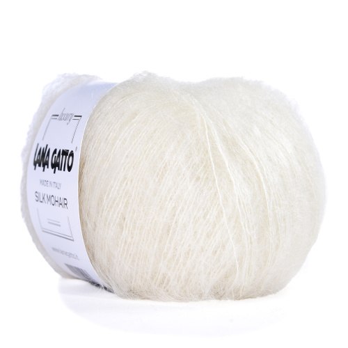 Пряжа Лана Гатто Силк Мохер (Lana Gatto Silk Mohair) 6028 молочный