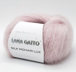 Лана Гатто Силк Мохер Люкс (Lana Gatto Silk Mohair Lux) 6023 оч.бледно-розовый