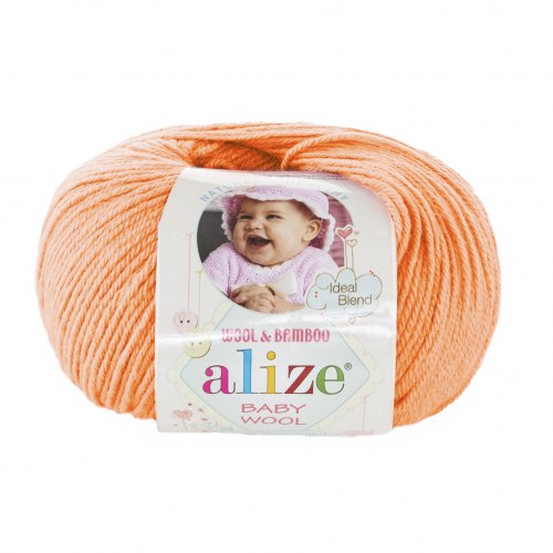 Пряжа Ализе Бейби Вул (Alize Baby Wool) 81 нектарин