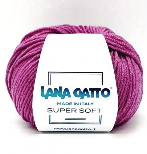 Пряжа Лана Гатто Супер Софт (Lana Gatto Super Soft) 13333 брусника