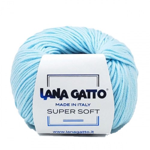 Пряжа Лана Гатто Супер Софт (Lana Gatto Super Soft) 14545 лазурный