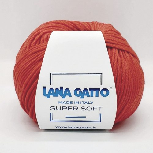 Пряжа Лана Гатто Супер Софт (Lana Gatto Super Soft) 19002 коралловый