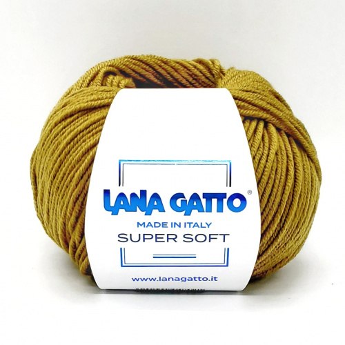 Пряжа Лана Гатто Супер Софт (Lana Gatto Super Soft) 8564 горчица