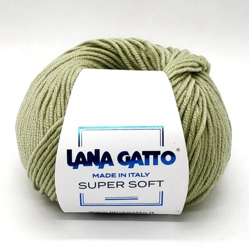 Пряжа Лана Гатто Супер Софт (Lana Gatto Super Soft) 9067 фисташка