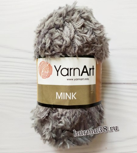 Пряжа Ярнарт Минк (YarnArt Mink) 335 серый