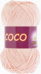 Пряжа Вита Коко (Vita Coco) 4317 розовая пудра