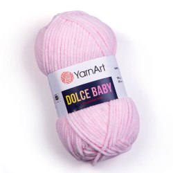 Пряжа Ярнарт Дольче Бейби (YarnArt Dolce Baby) 781 бледно-розовый