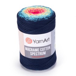 Пряжа Ярнарт Макраме Коттон Спектрум (YarnArt Macrame Cotton Spectrum) 1318