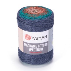 Пряжа Ярнарт Макраме Коттон Спектрум (YarnArt Macrame Cotton Spectrum) 1327