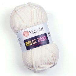 Пряжа Ярнарт Дольче Бейби (YarnArt Dolce Baby) 745 молочный