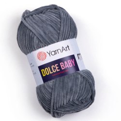 Пряжа Ярнарт Дольче Бейби (YarnArt Dolce Baby) 760 тёмно-серый