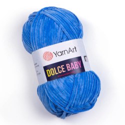 Пряжа Ярнарт Дольче Бейби (YarnArt Dolce Baby) 777 ярко-голубой