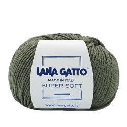 Пряжа Лана Гатто Супер Софт (Lana Gatto Super Soft) 14569 хаки