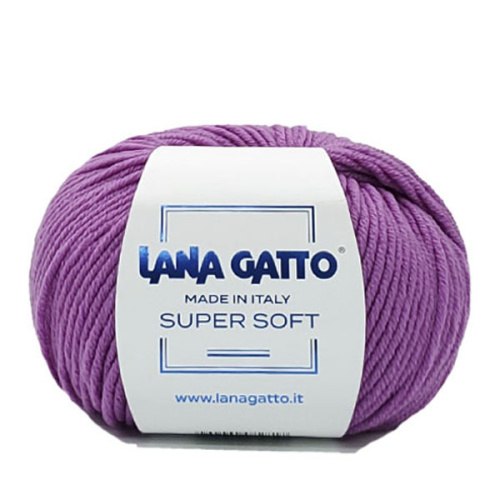 Пряжа Лана Гатто Супер Софт (Lana Gatto Super Soft) 14597 сиреневый